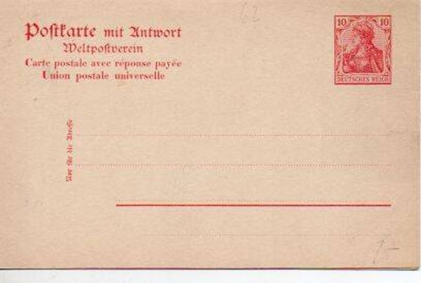 Deutsches Reich Ganzsache P68 ungebraucht/ *
