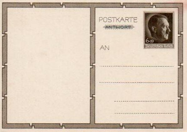 d2163-Deutsches Reich Ganzsache P 278/ 03 ungebraucht/ *