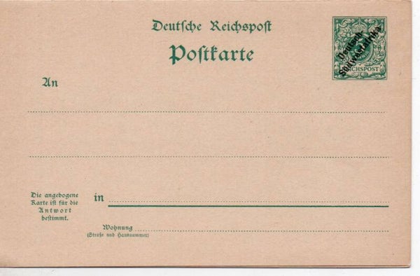 Deutsch Südwestafrika Ganzsache P11 I ungebraucht/ *