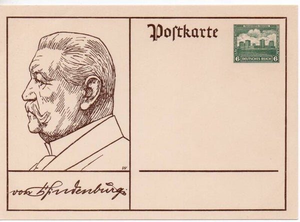 Deutsches Reich Ganzsache P215 ungebraucht/ *