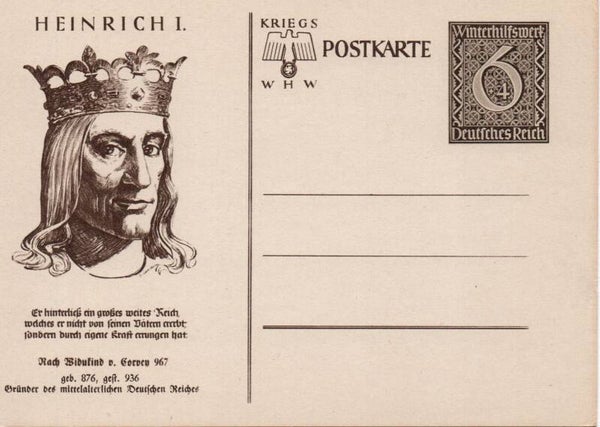 d2187-Deutsches Reich Ganzsache P285/01 ungebraucht/ *