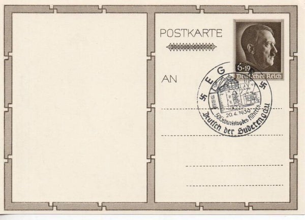 Deutsches Reich Ganzsache P278/04 mit SST gestempelt/ o