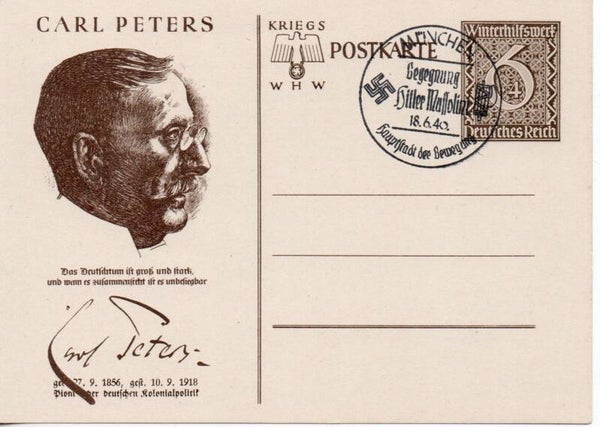 d2206-Deutsches Reich Ganzsache P285/01 mit SST gestempelt/ o