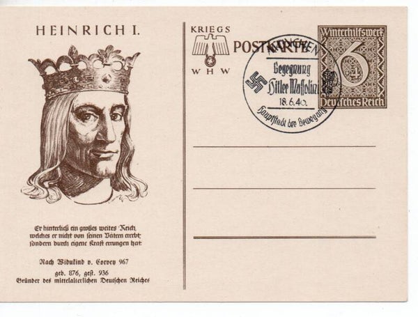 d2209-Deutsches Reich Ganzsache P285/06 mit SST gestempelt/ o