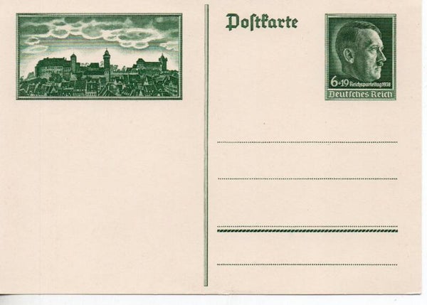 d2222-Deutsches Reich Ganzsache P272 ungebraucht/ *