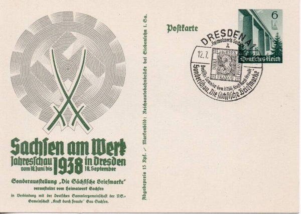 d2238a-Deutsches Reich Ganzsache P270 gestempelt/ o