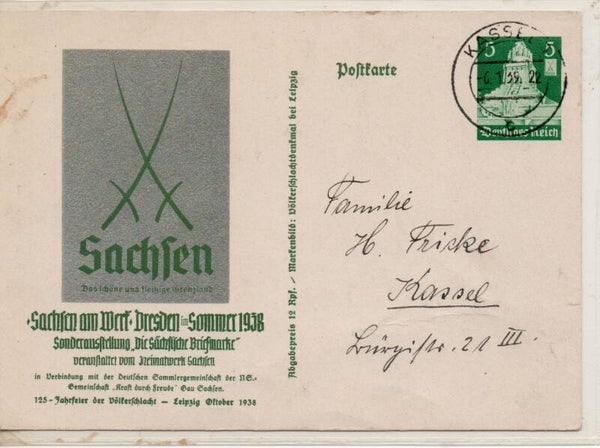 d2239-Deutsches Reich Ganzsache P269 gestempelt/ o