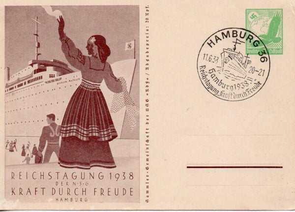Deutsches Reich Ganzsache P246 mit SST gestempelt/ o