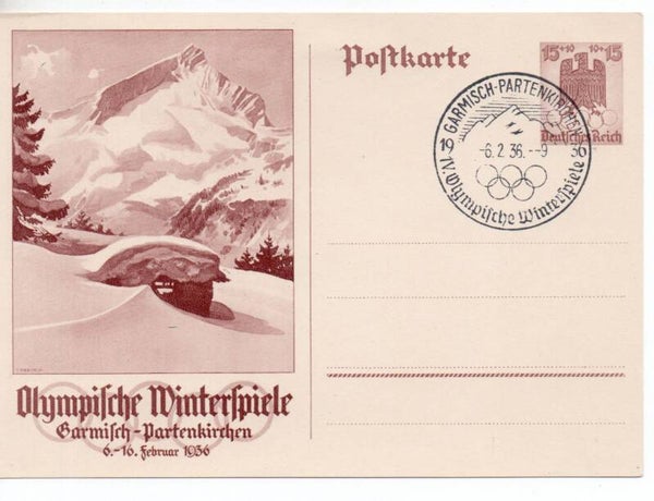 Deutsches Reich Ganzsache P258 mit SST gestempelt/ o