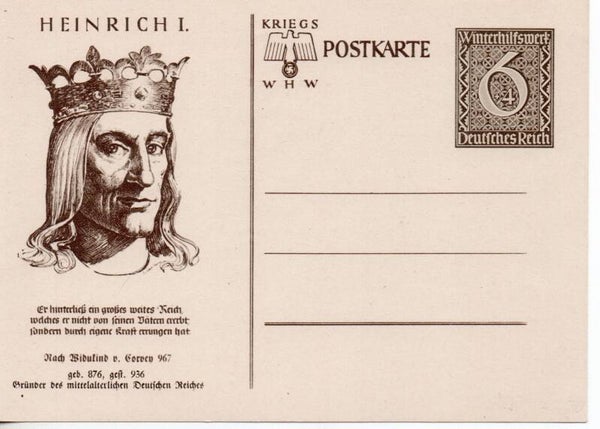 Deutsches Reich Ganzsache P285/01 ungebraucht/ *