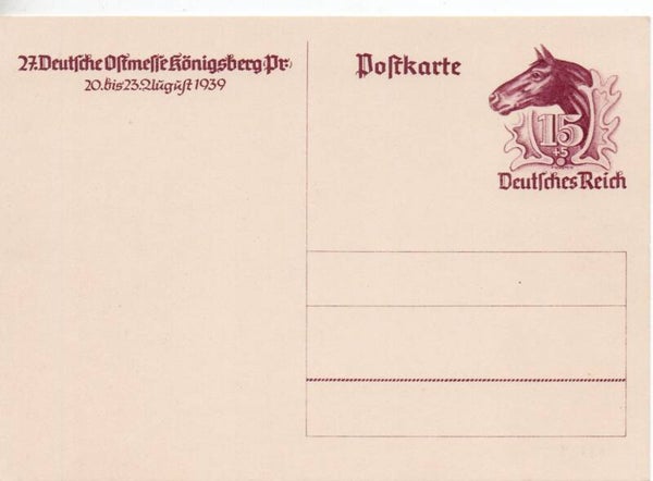 Deutsches Reich Ganzsache P281 ungebraucht/ *