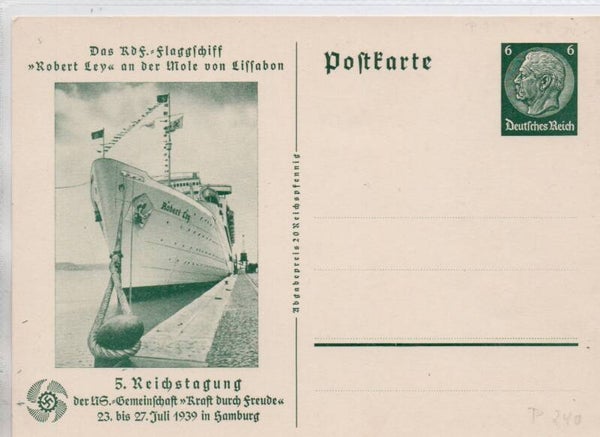 Deutsches Reich Ganzsache P240 ungebraucht/ *