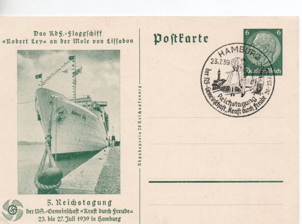 Deutsches Reich Ganzsache P240 mit SST gestempelt/ o