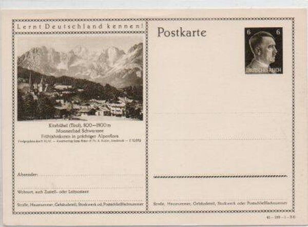 Deutsches Reich Bildpostkarte P304/ 41-189-1-B6 ungebraucht/ *
