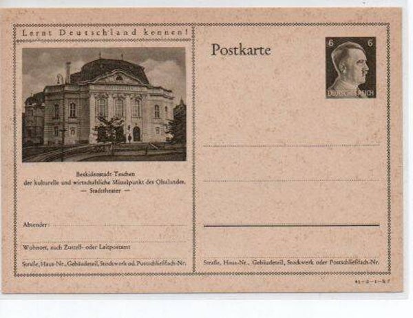 d25-Deutsches Reich Bildpostkarte P305/41-2-1-B7 ungebraucht/ *