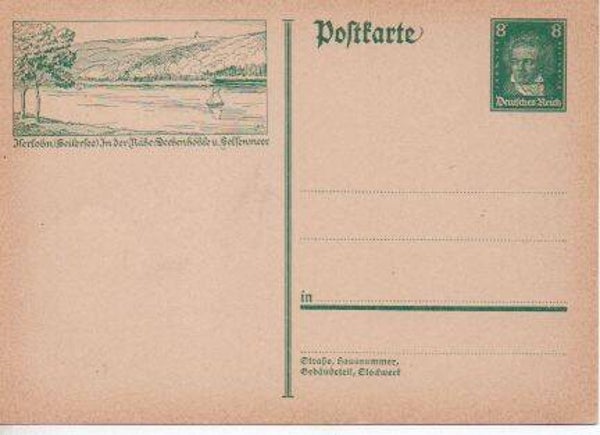 Deutsches Reich Bildpostkarte P178/ 09 ungebraucht/ *