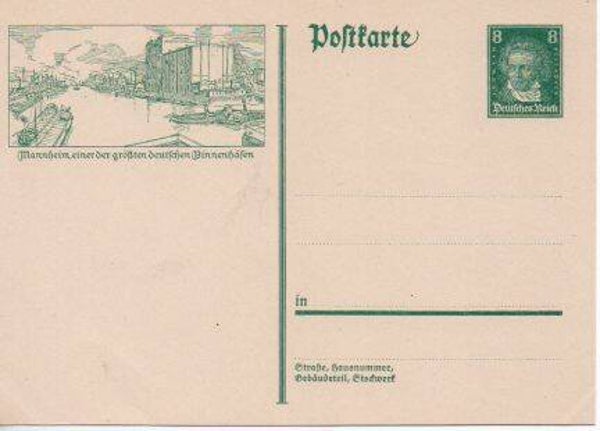 Deutsches Reich Bildpostkarte P178/ 011 ungebraucht/ *