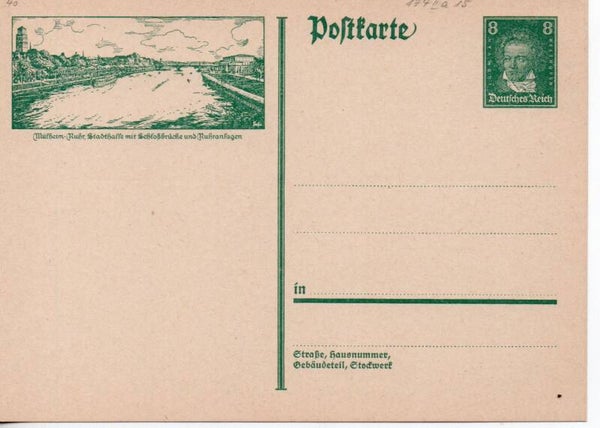Deutsches Reich Bildpostkarte P178/ 015 ungebraucht/ *