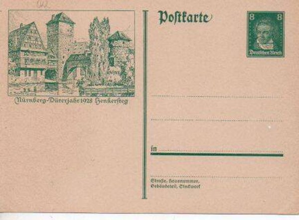 Deutsches Reich Bildpostkarte P178/ 022 ungebraucht/ *