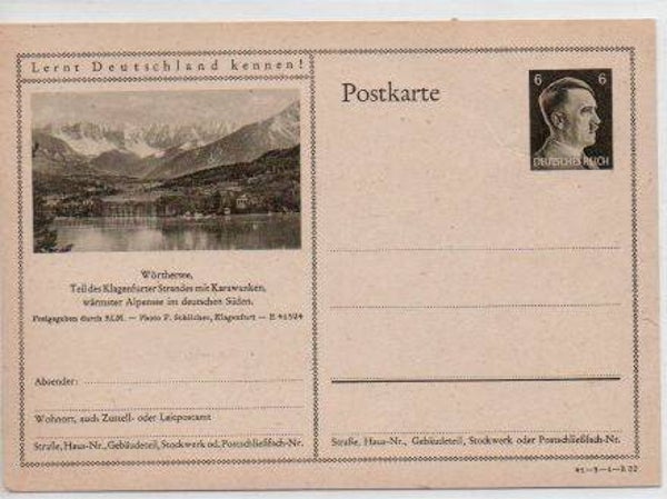 d28-Deutsches Reich Bildpostkarte P305/41-3-1-B22 ungebraucht/ *