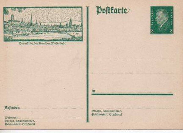 Deutsches Reich Bildpostkarte P185/ 02 ungebraucht/ *