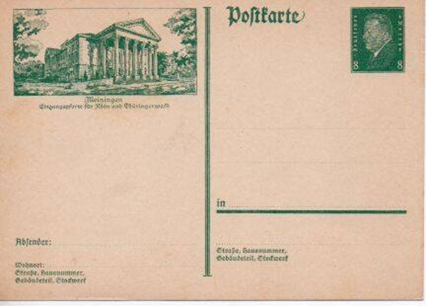 Deutsches Reich Bildpostkarte P185/ 06 ungebraucht/ *
