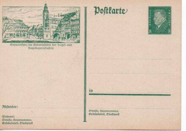 Deutsches Reich Bildpostkarte P185/ 010 ungebraucht/ *