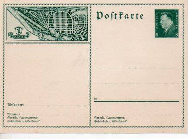Deutsches Reich Bildpostkarte P188/ 07 ungebraucht/ *