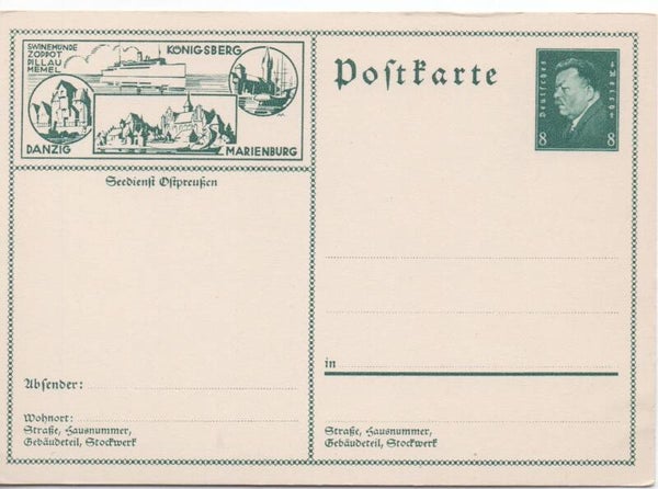 Deutsches Reich Bildpostkarte P188/ 09 ungebraucht/ *