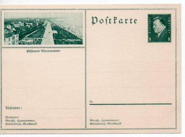 Deutsches Reich Bildpostkarte P188/ 010 ungebraucht/ *