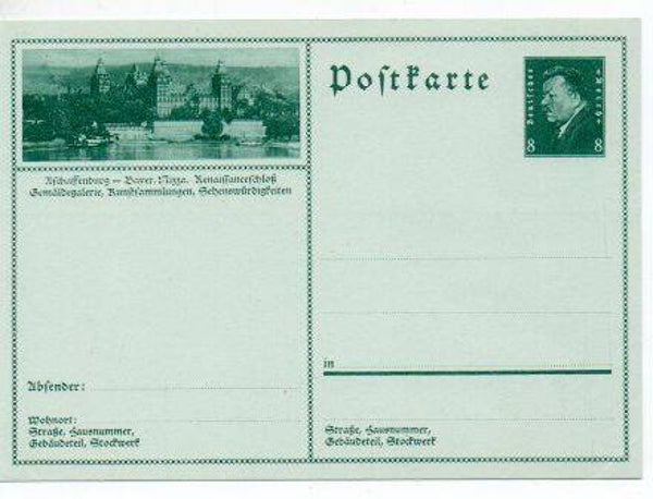 Deutsches Reich Bildpostkarte P189/ 02 ungebraucht/ *