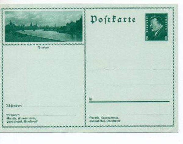 Deutsches Reich Bildpostkarte P189/ 017 ungebraucht/ *