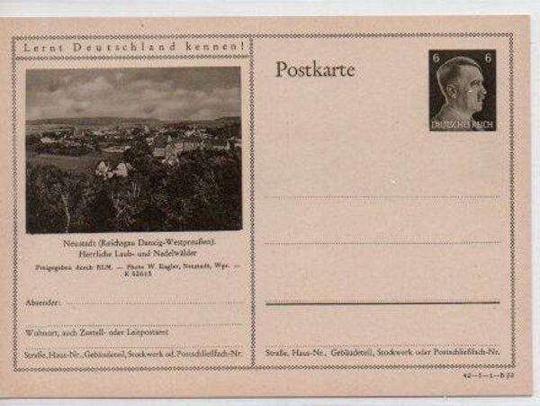 d32-Deutsches Reich Bildpostkarte P305/41-5-1-B22 ungebraucht/ *
