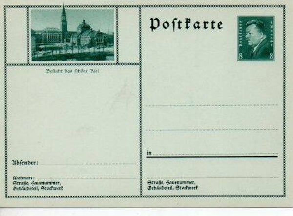 Deutsches Reich Bildpostkarte P189/ 029 ungebraucht/ *