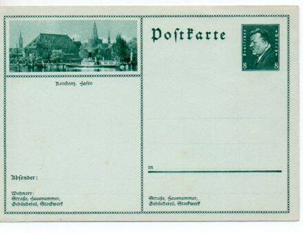 Deutsches Reich Bildpostkarte P189/ 032 ungebraucht/ *