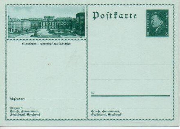 Deutsches Reich Bildpostkarte P189/ 036 ungebraucht/ *