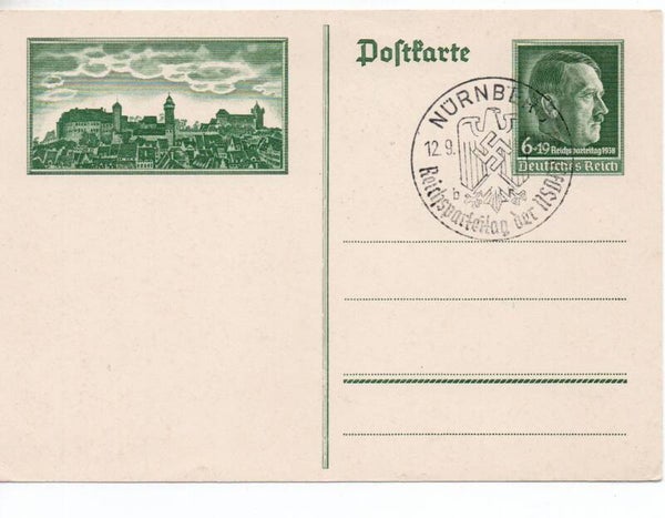 Deutsches Reich Ganzsache P277 mit SST gestempelt/ o