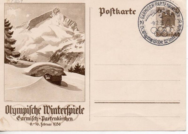 Deutsches Reich Ganzsache P257 mit SST gestempelt/ o