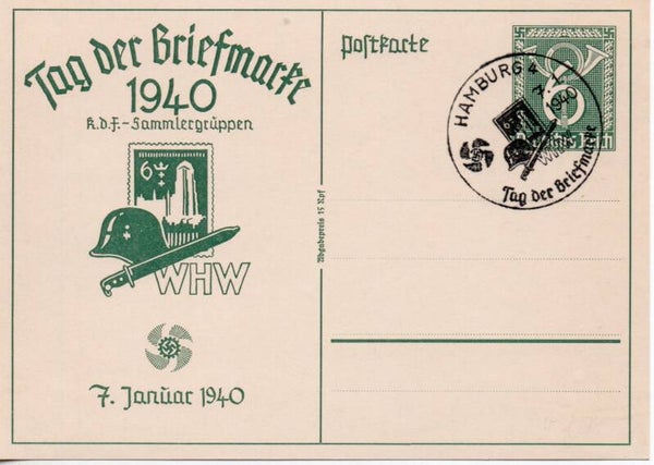 Deutsches Reich Ganzsache P288 mit SST gestempelt/ o