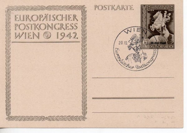Deutsches Reich Ganzsache P294a mit SST gestempelt/ o