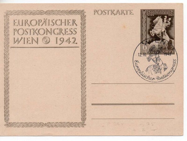 Deutsches Reich Ganzsache P294a mit SST gestempelt/ o