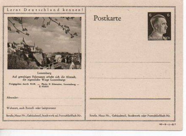 Deutsches Reich Bildpostkarte P305/41-8-1-B7 ungebraucht/ *