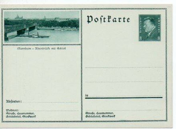 Deutsches Reich Bildpostkarte P189/ 041 ungebraucht/ *