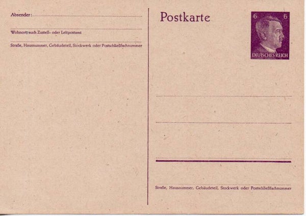 Deutsches Reich Ganzsache P299I ungebraucht/ *