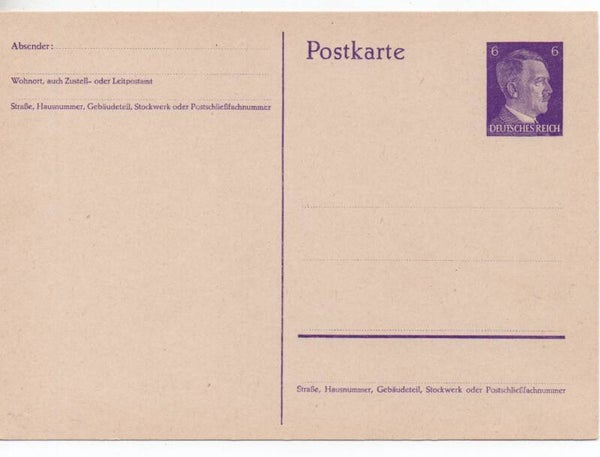 Deutsches Reich Ganzsache P299I ungebraucht/ *