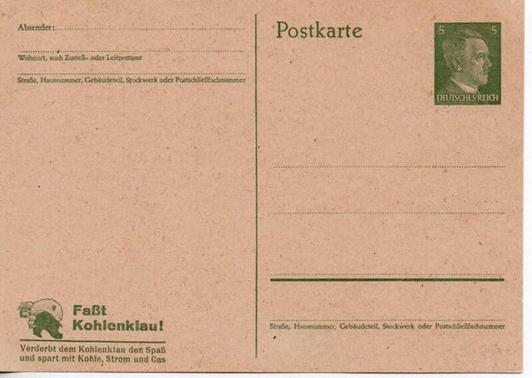 Deutsches Reich Ganzsache P311 ungebraucht/ *