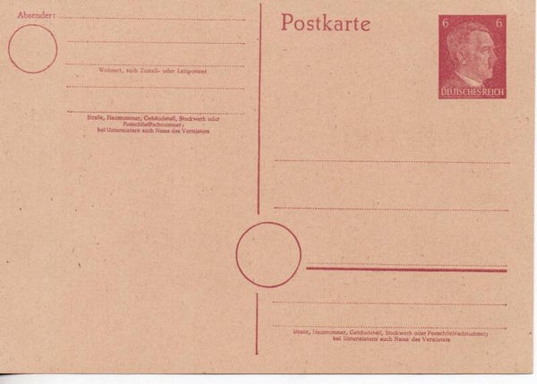 Deutsches Reich Ganzsache P314Ia ungebraucht/ *