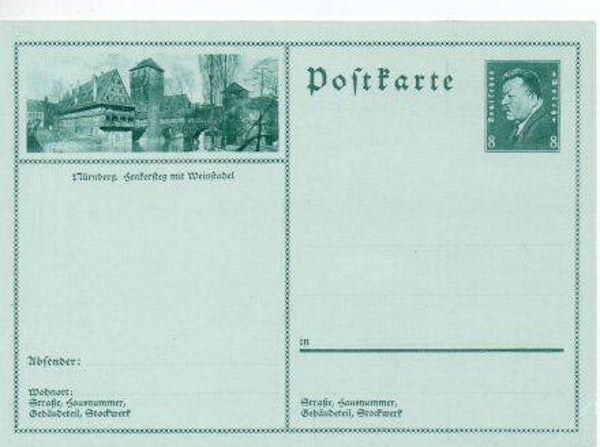 Deutsches Reich Bildpostkarte P189/ 046 ungebraucht/ *