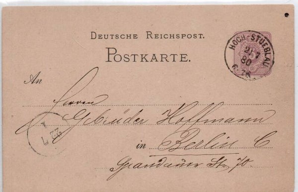 Deutsches Reich Ganzsache P5 I/02 gelaufen/ o