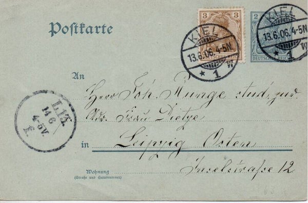 Deutsches Reich Ganzsache P63X gelaufen/ o